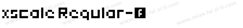 xscale Regular字体转换